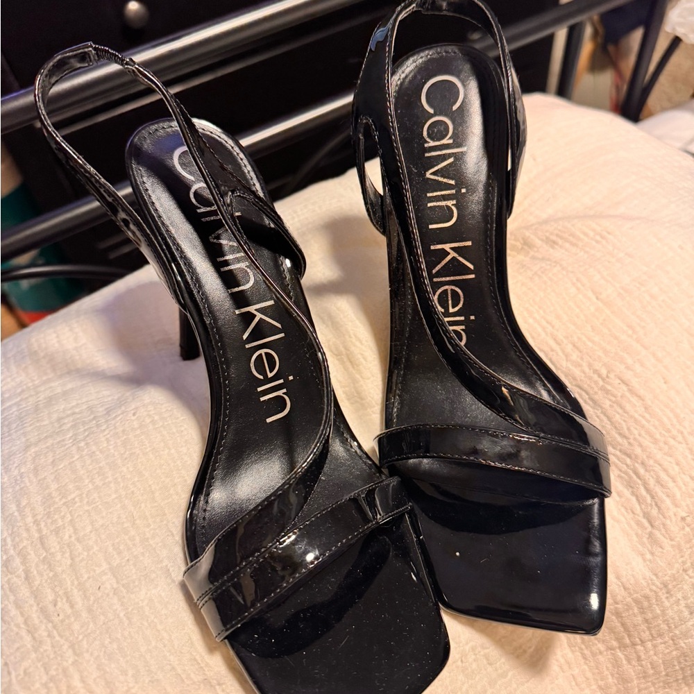 Calvin Klein Black Stiletto Heels